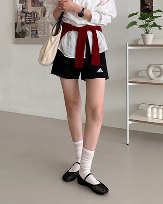 Mesh Dot Meriyane Flat Shoes