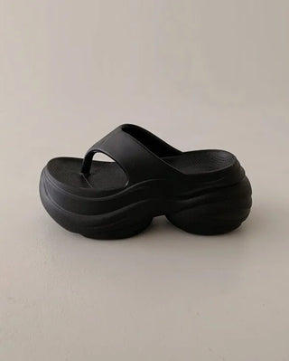 Platform beach sandals