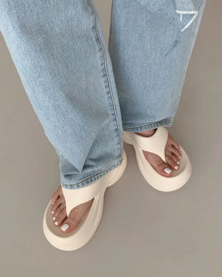 Platform beach sandals