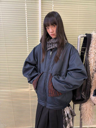 [NeverSeez] Wool-Lined Pilot Jacket