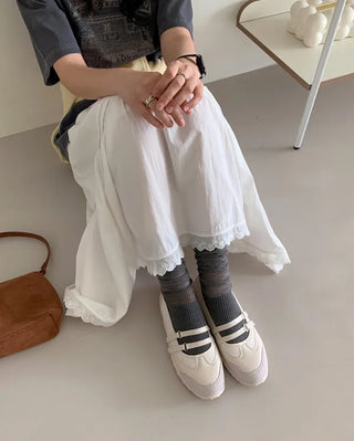 Mary Jane suede velcro sneakers