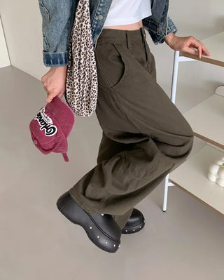 [Komatsu no Sakura's PICK] [Jibbitz set] Platform Unique Mules