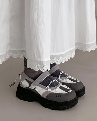 Platform Merijane String Sneakers (2 colors)