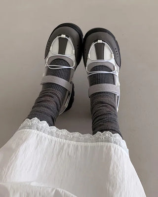 Platform Merijane String Sneakers (2 colors)