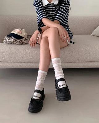 Platform Merijane String Sneakers (2 colors)