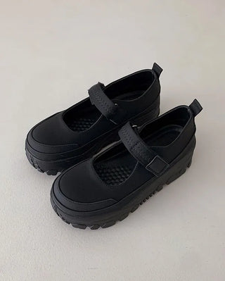 Platform Mary Jane Velcro Sneakers