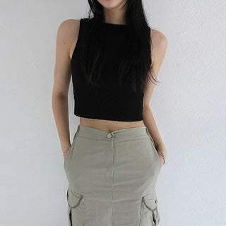 Basic slim sleeveless camisole