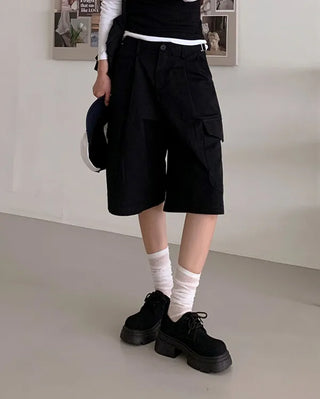 Platform suede thick-soled loafers