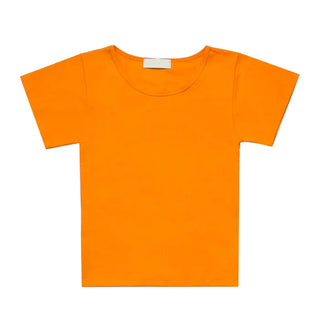 (9 colors) Basic stretch short-sleeved T-shirt