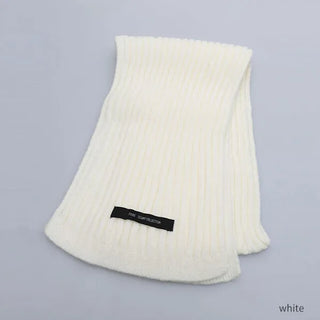 Rib-knit scarf