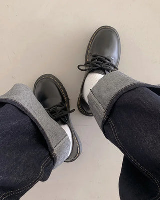 Stitch Platform Loafers
