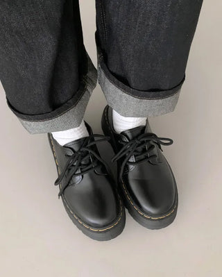 Stitch Platform Loafers