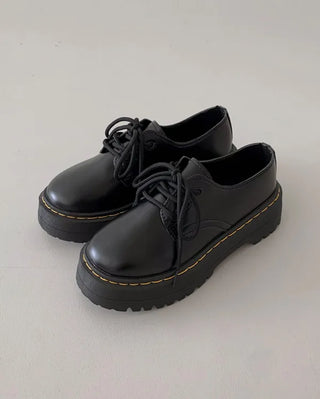 Stitch Platform Loafers