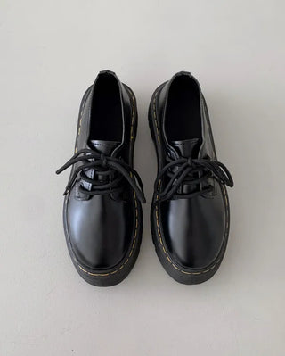 Stitch Platform Loafers