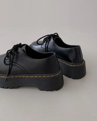 Stitch Platform Loafers