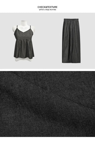 Raw jumpsuit set - 2 colors