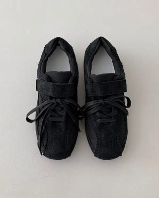 [High Quality] Leather Suede Sneakers
