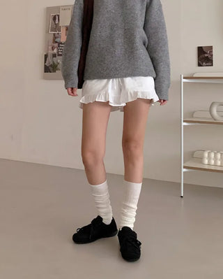 [High Quality] Leather Suede Sneakers