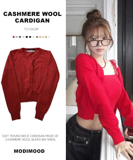 molly round cardigan - 12 colors