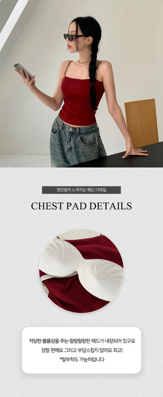 A soft, shirring sleeveless top in 8 colors that is both pretty and comfortable.