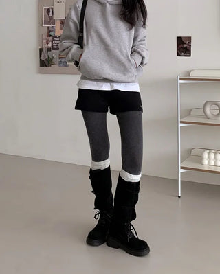 Suede lace-up walker boots