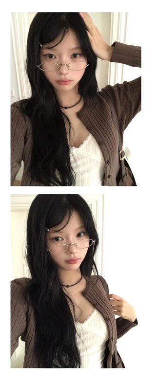 Fur Twisted Round Knitwear Cardigan