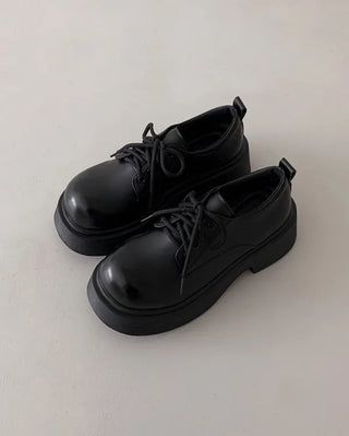 Platform Lace-Up Loafers