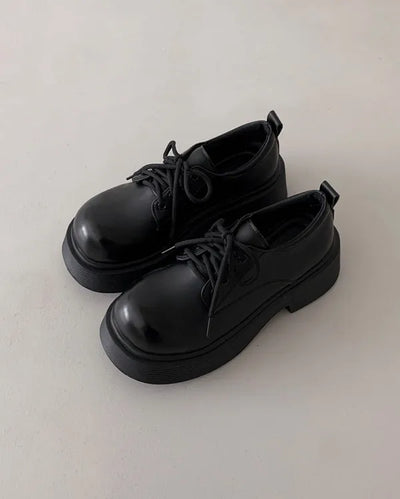 Platform Lace-Up Loafers