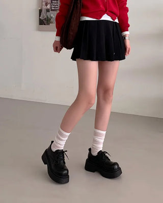 Platform Lace-Up Loafers
