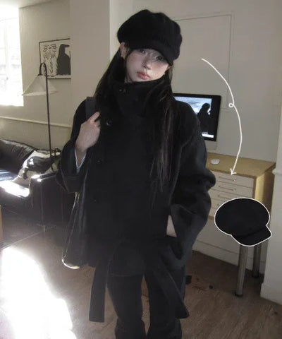 Angora Knitwear Hat - 2 colors