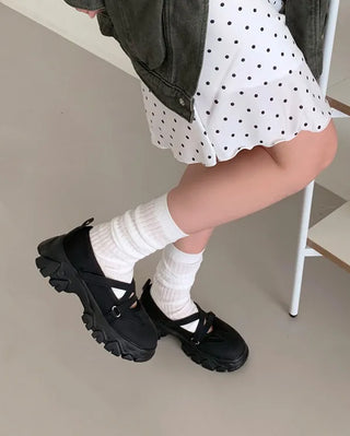 Mary Jane platform sneakers