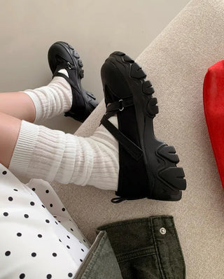 Mary Jane platform sneakers