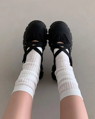 Mary Jane platform sneakers