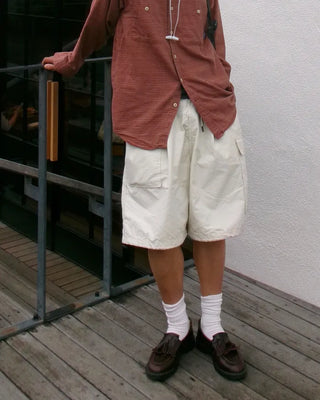 Cargo string Bermuda shorts
