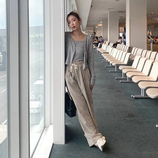 Striped Banding Pants