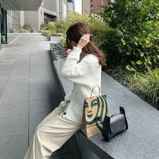 Loose-fit cardigan
