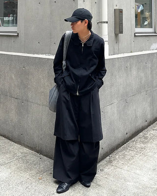 Side pocket zip-up jacket
