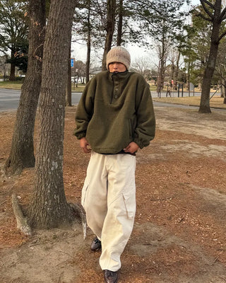 Color-block cargo pants