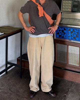 Loose Fit Round Cotton Pants