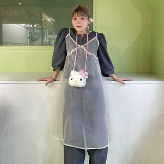 See-through layered dress
