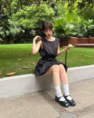 Balloon mini dress