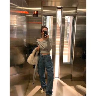 Asymmetrical Drape T-Shirt