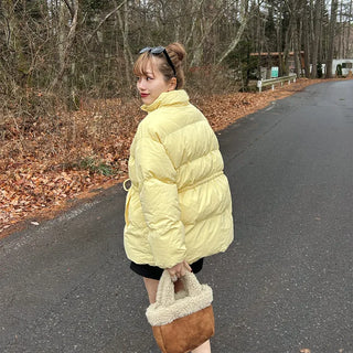 Waist String Padded Jacket
