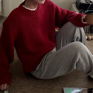 Vivid gauge knit sweater