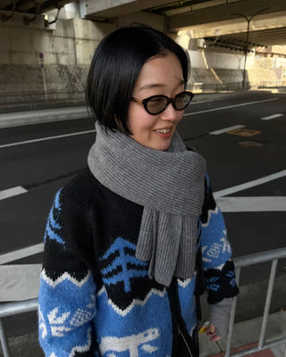 Cowichan wool knit cardigan