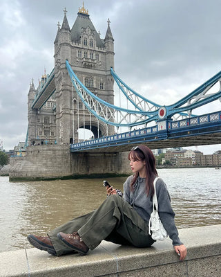 Khaki cargo pants