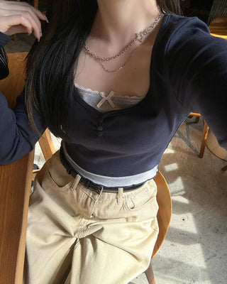 Wide-fit cotton pants
