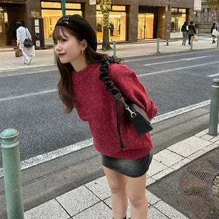 Round neck knit