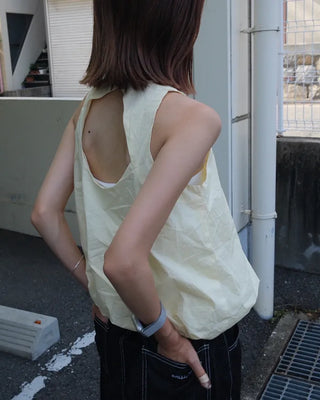 Honey Balloon Sleeveless Blouse