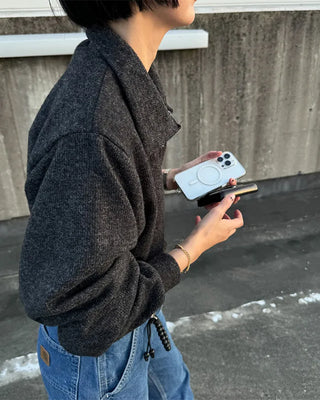 Balloon Fit Color Cardigan